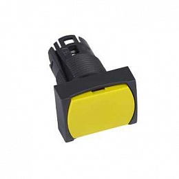 Головка кнопки, 16мм, прямоуг., желтая Schneider Electric. Вид 1