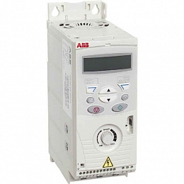 ACS150-03E-08A8-4 Преобразователь частоты 4.0 кВт, 380В, 3 фазы, IP20 (с панелью управления) ABB. Вид 1