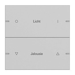 Клавиша 2-ная для сенсорного выключателя4 KNX, гравировка Gira. Вид 1