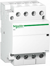 Модульный контактор 3полюса (3но).63а. цепь управления 24в 50гц Schneider Electric. Вид 1