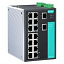 16-портовый управляемый коммутатор 10/100 BaseT Ethernet MOXA. Вид 1.