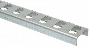 К1153 Стойка кабельная, горячее цинкование УТ1,5 60х26х1200мм ИЭК. Вид 1