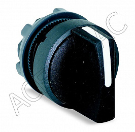 Переключатель 3-х позиционный черный (короткая ручка) с возвратом в центр Schneider Electric. Вид 1