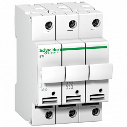 Разъединитель-предохранитель 3П 8,5Х31,5 400В, STI Schneider Electric. Вид 1