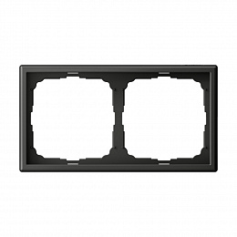 Рамка 2-постовая, универсальная (базальт) ARTGALLERY Systeme Electric. Вид 1