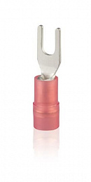 NT1-DC-RF35 "Наконечник кабельный; с нейлоновой изоляцией; вилочный двойного обжатия; 0,5-1,5; М3,5; (100шт)" ABB. Вид 1