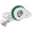 Блок розеточный розетка 1x (2к+з) белый Unica System+ Schneider Electric. Вид 1.