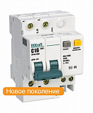 ДИФ-101 Дифф. автомат 1P+N, 16А, 30mA, тип AC, 4.5kA (хар-ка C) DEKraft