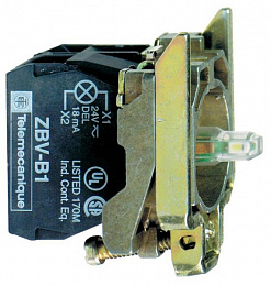 Корпус кнопки 22мм 240в с подсветкой zb4bw0m43 Schneider Electric. Вид 1
