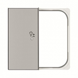 SRD-2-L-85PL SRD-2-L-85PL Клавиша двойная левая free@home,SKY,светорегулятор,серебристая ABB. Вид 1
