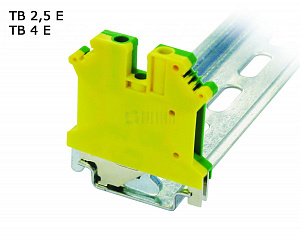 Клеммник винтовой 4мм.кв., желто-зеленый, (1уп-50шт) Провенто. Вид 1