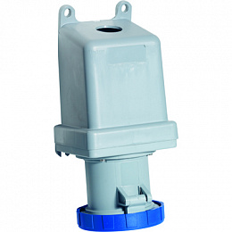 263 RS4W Розетка для монтажа на поверхность 263RS4W, 63A, 2P+E, IP67, 4ч ABB. Вид 1