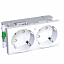 Розетка х2 45 2p+e со штор с инд r9003 Schneider Electric. Вид 1.