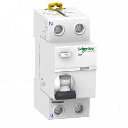 iID K 2Р 25A 30mA AC Блок утечки тока 2-полюсный, 25A, 30mA, тип АC (УЗО) Schneider Electric. Вид 1