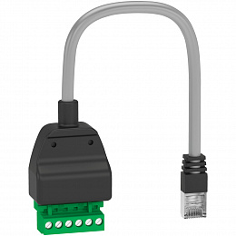 Адаптер RJ45 для интерфейса modbus Schneider Electric. Вид 1