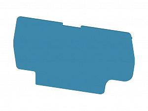 Концевой сегмент на клеммники PYK 4E (синий) NPP/PYK 4E Klemsan. Вид 1