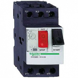 6...10А Автоматический выключатель для защиты электродвигателей Schneider Electric. Вид 1