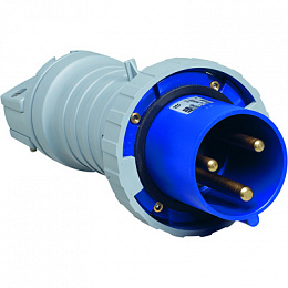 CEW 363 P9W Вилка кабельная 363P9W, 63А, 3P+E, IP67, 9ч ABB. Вид 1