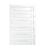 SFX 11/60 MC NE WS Маркировка проводов и кабелей, 7-40 мм² 60x11 мм² (белая) Weidmuller