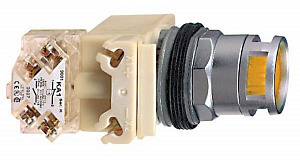 Кнопка с подсв. желтая, 24в 9001k3l35ah13 Schneider Electric. Вид 1