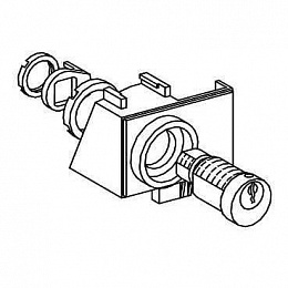1 замок profalux произвольн.одинаков.ключ Schneider Electric. Вид 1