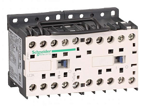 Контактор реверсивный 3-х полюсный 9A 24В AC 1НЗ Schneider Electric. Вид 1