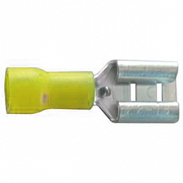 KFD-5638 Наконечники изол. втычные 4-6mm 6,4-0,8 (1уп.-100шт) Klemsan. Вид 1