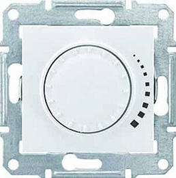 Светорегулятор поворотно-нажимной, прохд. емкст. 25-325вт (графит) Sedna Schneider Electric. Вид 1