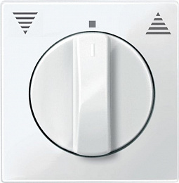 Центральная плата для мех. выключателя рольставней с фиксатором,qf sm (полярный белый) Merten Schneider Electric. Вид 1