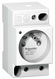 iPC Розетка щитовая с индикацией на дин-рейку 2P+T, 16А, 250В АС Schneider Electric. Вид 1