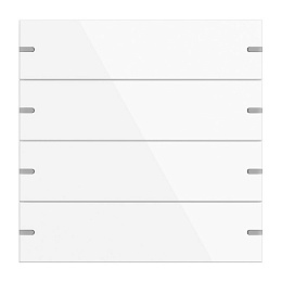 Клавиша 4-ная для сенсорного выключателя4 KNX Gira. Вид 1