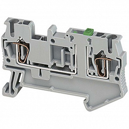 Клеммник пружинный заземл. 2,5мм² 2тчк Schneider Electric. Вид 1