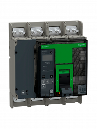 NS1600N Автоматический выключатель 4-полюсный, 1600А, MIC 2.0A, 50 kA Schneider Electric. Вид 1