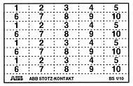 BS41-80 Маркер для автоматов 41-80 ABB