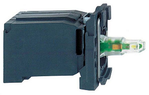 Корпус зелёной сигнальной лампы трансформаторного питания 400В Schneider Electric. Вид 1