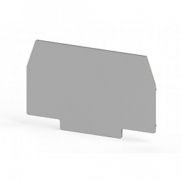 NPP-WGO1-2 Торцевой изолятор на клеммники WGO1-2 (серый) Klemsan. Вид 1