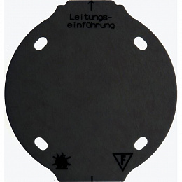 Самозатухающее основание, 1-местное (черный) Serie 1930 Berker. Вид 1