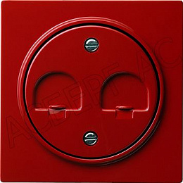 Накладка телефонной розетки (красный) S-Color GIRA. Вид 1