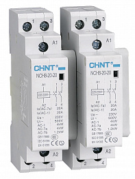 NCH8-20/11 Контактор модульный 20A 1НЗ+1НО AC220/230В 50Гц CHINT. Вид 1