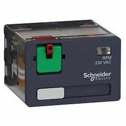 Силовое реле, 4 перекидных контакта,15А, 230B АC Schneider Electric. Вид 1