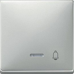 Клавиша с окош.для св.инд. и маркировкой"звонок", sd (сталь) Merten Schneider Electric. Вид 1