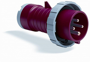 316 P6W Вилка кабельная 16A, 3P+E, IP67 ABB. Вид 1