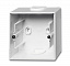 1701-94-507 Коробка 1-постовая для открытого монтажа (альпийский белый) Basic 55 ABB. Вид 1.