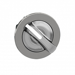 головка переключателя 2 позиции с подсветкой белая заподлицо возврат металл Schneider Electric. Вид 1