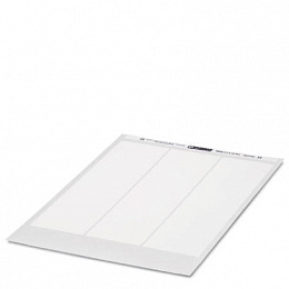 BMKL 15X 9 WH Листы с маркировочными этикетками, для лазерного принтера, формат листа: DIN A4, на 1 листе 290 этикеток, белый Phoenix Contact. Вид 1