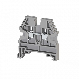 AVK 2,5 (RP) Клеммник на DIN-рейку 2,5мм² (серый) Klemsan. Вид 1