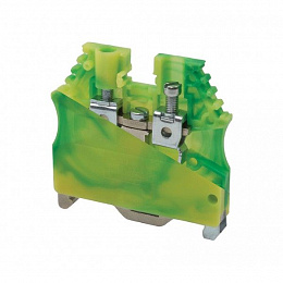 AVK 6-10 T Клеммник на DIN-рейку 10мм² (земля) Klemsan. Вид 1