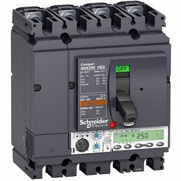 4п автом.выкл. mic6.2e 160a nsx250hb2 (100ка при 690b) Schneider Electric. Вид 1
