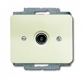 1743-01-212-500 ТВ-Розетка, Duro, слоновая кость ABB. Вид 1