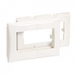 Рамка с суппортом в короб ПВХ 101х50мм, 2Х45, OL45 Schneider Electric. Вид 1